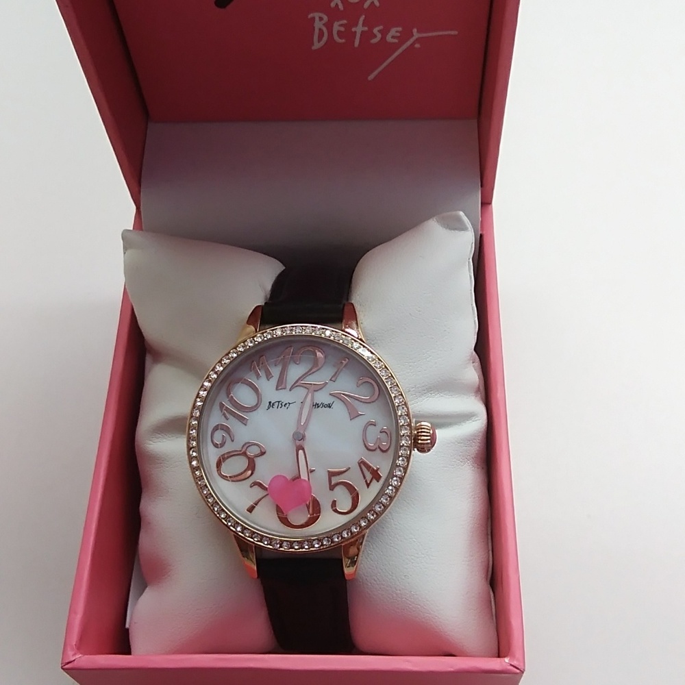 Betsey Johnson New Gold and Black Watch